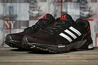 Женские кроссовки Adidas Адидас Marathon Tn, текстиль, пена, черные с белым. 36