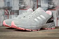 Женские кроссовки Adidas Адидас Marathon Tn, текстиль, пена, серые с розовым. 36