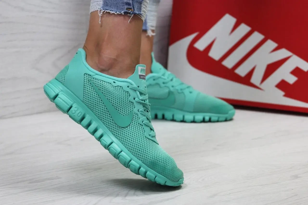 Купить Женские кроссовки Nike Найк, зеленые. Код товара Д - 5429 36 ...