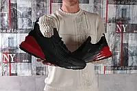 Чоловічі кросівки Nike Найк Air 270, текстиль, піна, чорні з червоним 44