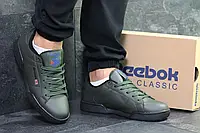 Мужские кроссовки Reebok Рибок темно зеленые 43