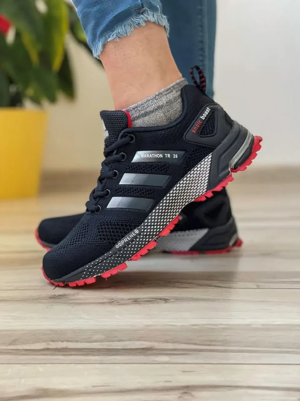 Купить Женские кроссовки Adidas Адидас Marathon Tr 26, синие 37, цена ...