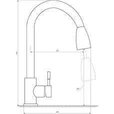 Змішувач для кухні Globus Lux ALPEN SBT1-2031, фото 6