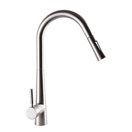 Змішувач для кухні Globus Lux LAZER GLLR-1033-StSTEEL, фото 1