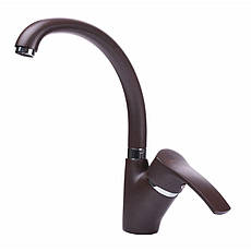 Змішувач для кухні Globus Lux QUEENSLAND GLQU-0203S-BIG-6-MARONE, фото 4