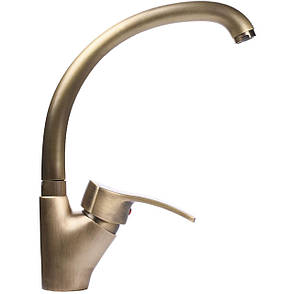Змішувач для кухні Globus Lux QUEENSLAND GLQU-0203S-BIG-9-BRONZE, фото 1
