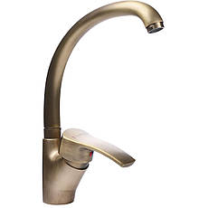 Змішувач для кухні Globus Lux QUEENSLAND GLQU-0203S-BIG-9-BRONZE, фото 4