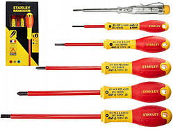Набір Діелектричних Викруток 6 шт VDE 1000 В STANLEY (0-65-443)