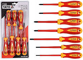 Діелектричні Викрутки Набір 7 шт VDE 1000 В YATO (YT-2828)