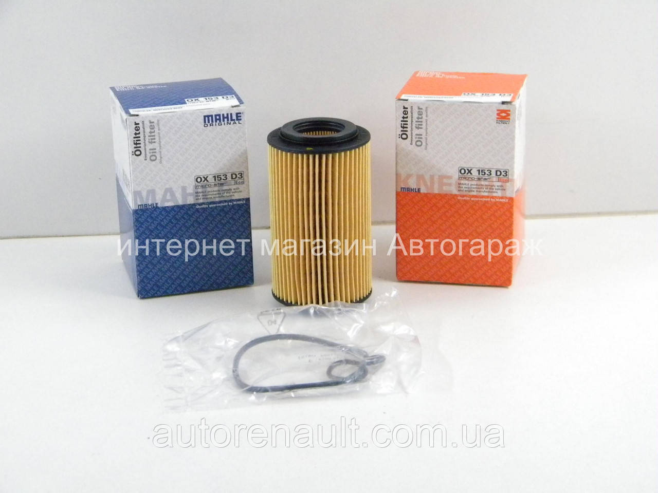 Фільтр масляний Мерседес Спринтер 906 2.2 CDI (OM646) 2006-> KNECH/MAHLE (Німеччина) OX153D3, фото 1