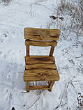 Дерев'яний стілець. Садові стільці., фото 5
