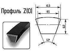 Ремені профіль Z(0) 10x6