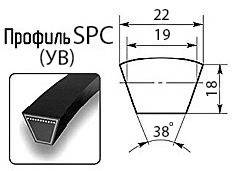 Ремені профіль SPC(УВ) 22х18
