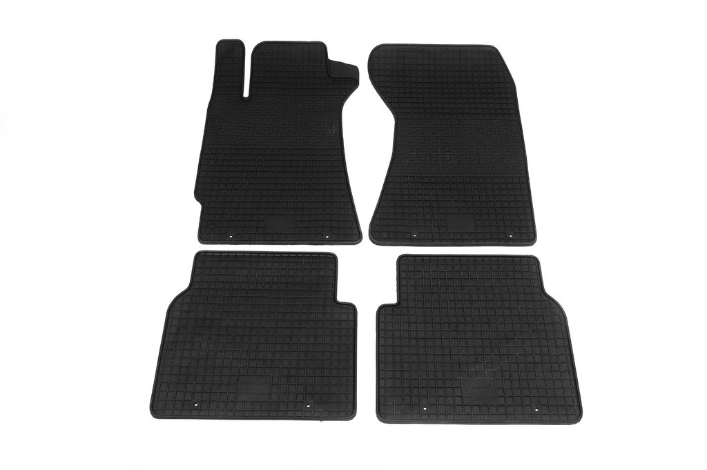 Гумові килимки в салон Polytep (4 шт) для Subaru Forester 2002-2008 рр.
