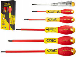 Викрутки Діелектричні Набір 6 шт VDE 1000 В STANLEY (0-65-441)