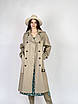 Жіночий тренч темно-бежевого кольору 10153 (2000000072074), фото 2