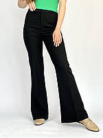 Женские брюки палаццо черные 4108 (2000000075044)