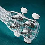 Укулеле сопрано прозоре Byla U2 оригінал, подарункова (54 см/21") — Прозорий, фото 3