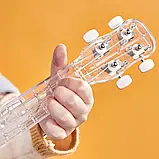 Укулеле сопрано прозоре Byla U2 оригінал, подарункова (54 см/21") — Прозорий, фото 6