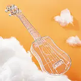 Укулеле сопрано прозоре Byla U2 оригінал, подарункова (54 см/21") — Прозорий, фото 7