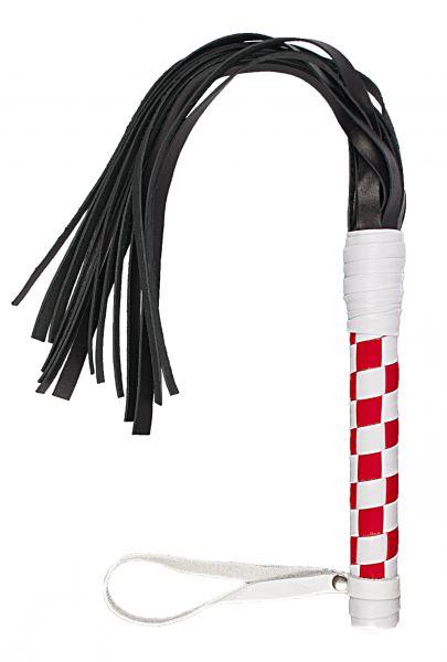 Флогер для БДСМ Плетіння для дорослих ігор VIP Leather Flogger, W&R