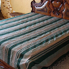 Бавовняне покривало 220х240 см — домашній натуральний текстиль для спальні