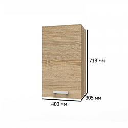 Шафа кухонна навісна Сокме Аліна 400 мм дуб сонома