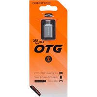 OTG-переходник Borofone BV2 (USB - MicroUSB), GP1, хорошего качества, otg, micro usb usb,