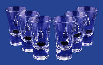 З кришталю та скла