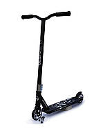Самокат Best scooter Трюковый черно-серебристый с пегами, алюминиевые диски BS-71105-3
