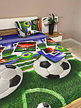 Постільна білизна полуторний ранфорс Футбольний м'яч, фото 4