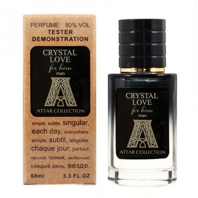 Attar Collection Crystal Love For Him TESTER мужской, 60 мл