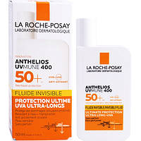 Ля Рош Позе Антгелиос Флюид (La Roche-Posay Anthelios FLUIDE INVISIBLE) SPF50, 50мл- флюид для лица.Франция