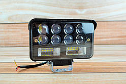 Фара LED прямокутна 66 W 6000 K (22 діодів) (15.2 см х 9 см  х 5см) (ближний + дальний )