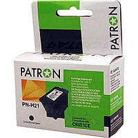 Картридж Patron для HP PN-H21 BLACK (C9351CE) (PN-H21XL)