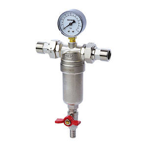 Фільтр промивний Koer 1/2 з манометром