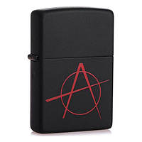 Запальничка Zippo 20842 BLACK MATTE ANARCHY
