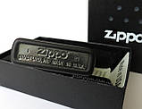 Запальничка Zippo 20842 BLACK MATTE ANARCHY, фото 7
