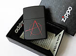 Запальничка Zippo 20842 BLACK MATTE ANARCHY, фото 6