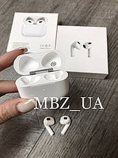 Навушники AirPods 3 Bluetooth, Білі для IPhone та Android, фото 2