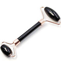 Ролик для масажу обличчя з Чорного Агата