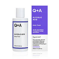 Тоник гликолевый для лица Q+A Glycolic Acid Daily Toner