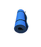 Килимок для йоги синьо-сірий, т. 10 мм, 60х180 см, виробник Україна, TERMOIZOL®, фото 3