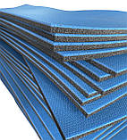 Килимок для йоги синьо-сірий, т. 10 мм, 60х180 см, виробник Україна, TERMOIZOL®, фото 2