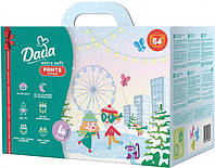 Набор Dada Трусики подгузники Extra Soft 4 Maxi 9-15 кг 64 шт. + Салфетки влажные для детей 72 шт. с клапаном