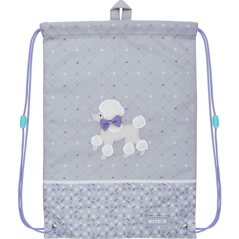 Сумка для взуття Kite Education Cute Dog K22-600M-1 90 г 46x33 см сірий