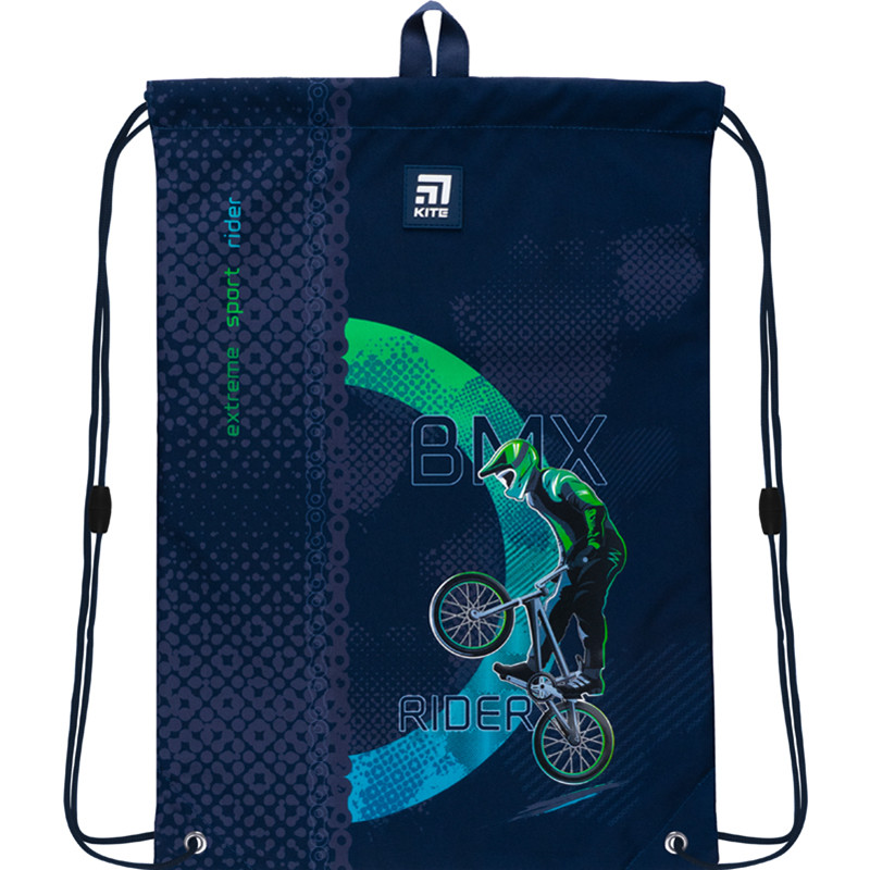 Сумка для обуви Kite Education BMX K22-600M-10  90 г  46x33 см  синий