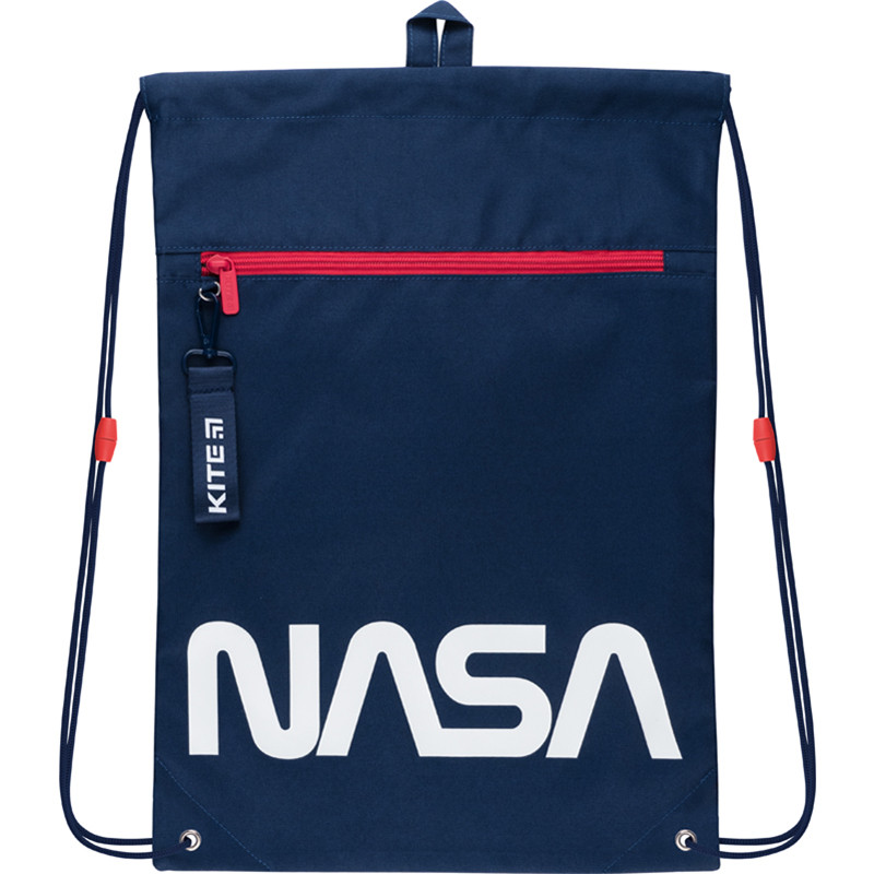 Сумка для взуття з кишенею Kite Education NASA NS22-601M-2 112 г 46x33 см синій