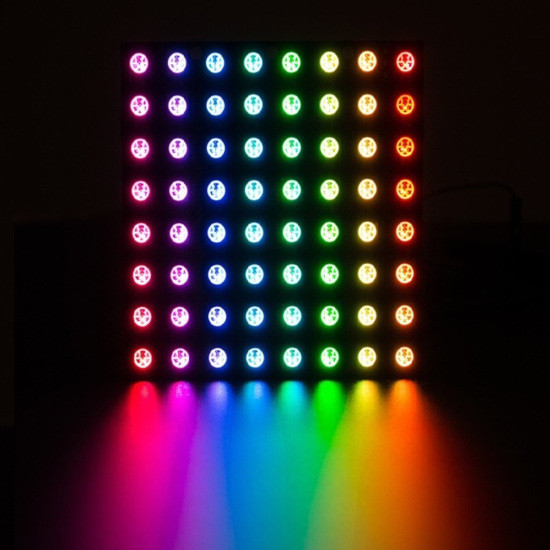 Світлодіодна матриця WS2812 RGB 5050 8x8 для Arduino