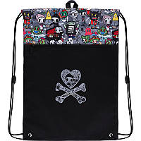 Сумка для взуття з кишенею Kite Education tokidoki TK22-601L 128 г 49x36 см чорний